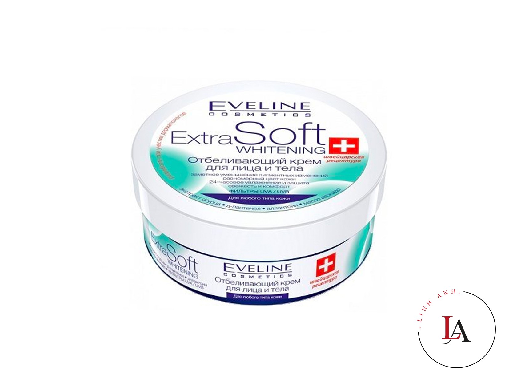 Dưỡng thể Eveline Extra Soft trắng da mặt và toàn thân 200ml